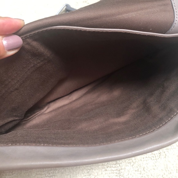 Jcrew double flap leather shoulder/crossbody bag - Picture 3 of 5